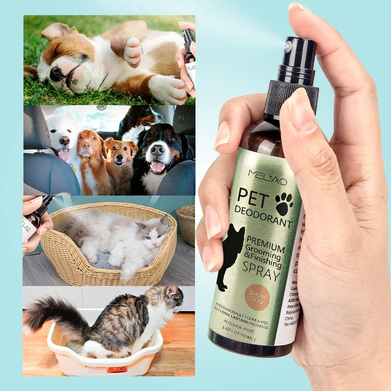 Organic Dog Natural Pet Cologne Premium Scented Clean Fresh Scent Perfume Body Spray Deodorizer for Dogs and Cats