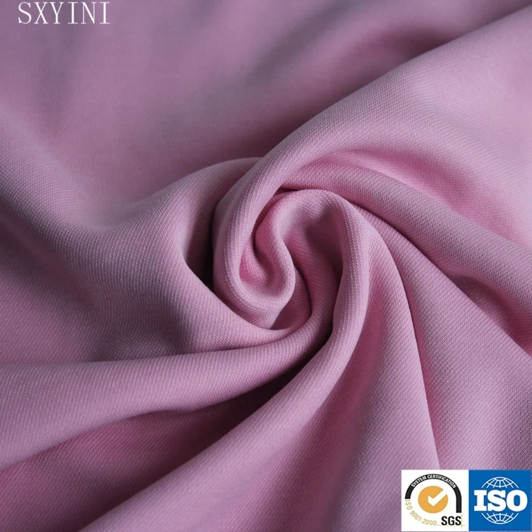 
high-end knitted cupro sand washed fabric 