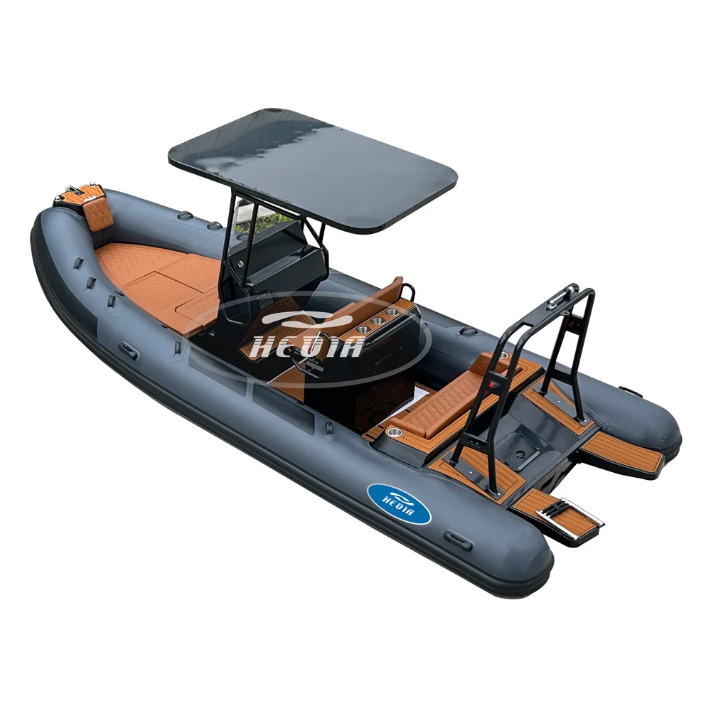 580 rib boat black 20ft cabin sport boat for sale