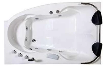 Big Whirlpool Massage Bathtub Oval Luxury Custom Size Acrylic Freestanding Tub