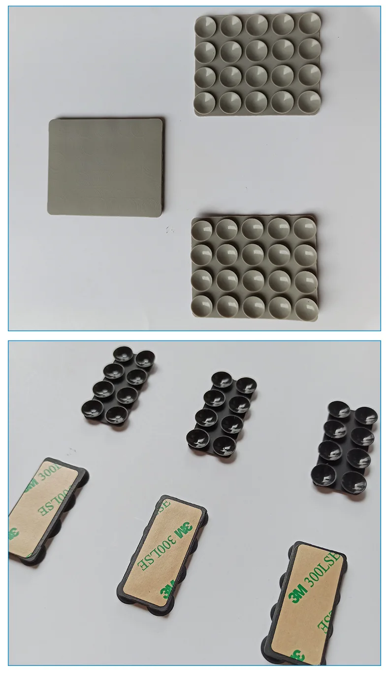 Manufacturers square 24 pieces 12 pieces suction cups single-grain suction cups with adhesive phone stickers