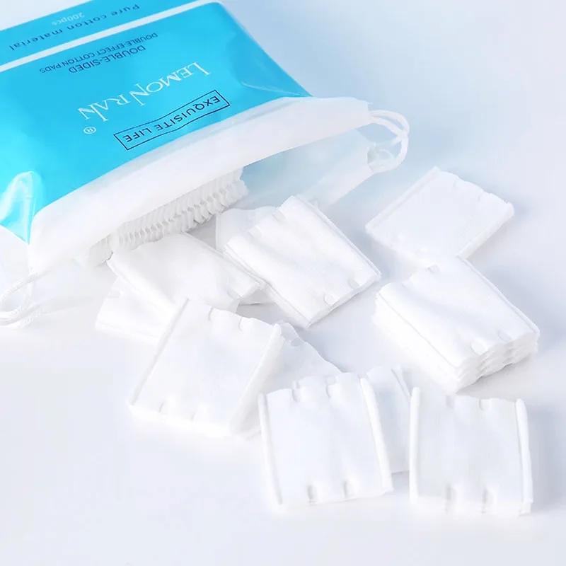 OEM ODM Gentle and Absorbent Cotton Rounds for Face Makeup Removal Ecofriendly Cosmetic Pads