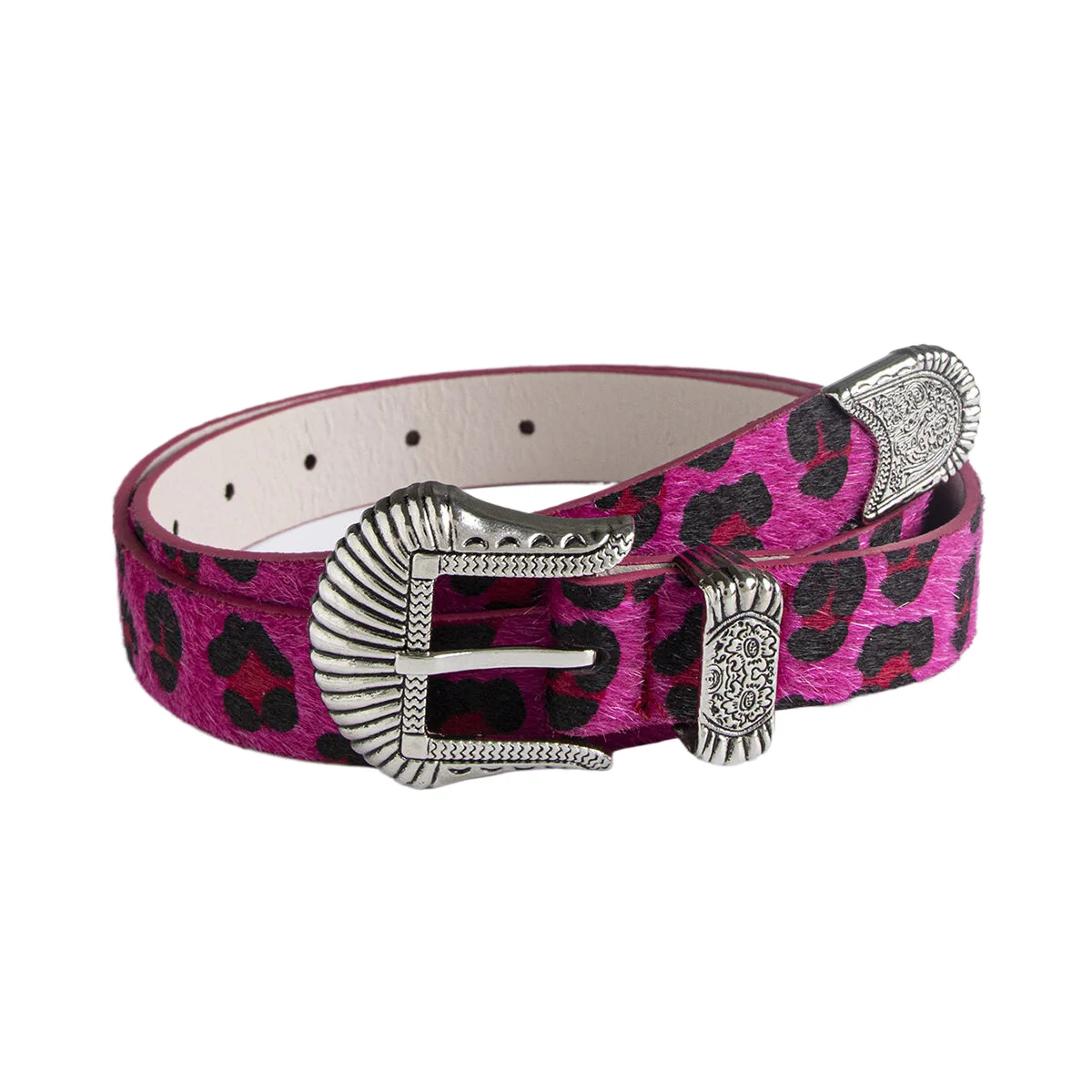 belts leather pu western cow boy belts in faux fur with 3 set metal buckles casual jeans belts unisex