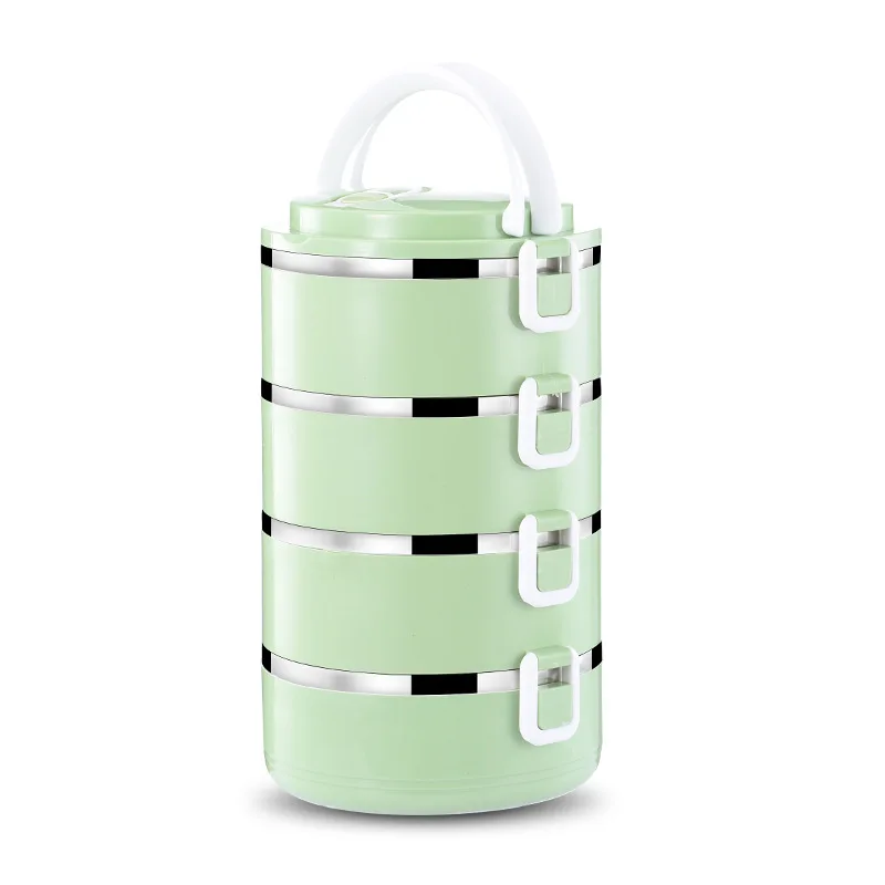 Factory directly macaron color multilayer double wall insulated stainless steel lunch box
