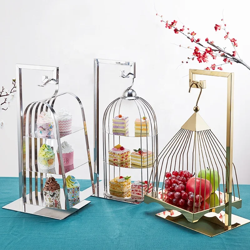 Dessert Display Set Stand Refreshment Rack Fruit Display Wedding Decoration for Hotel Restaurant Carton Box Tableware OEM CN;GUA
