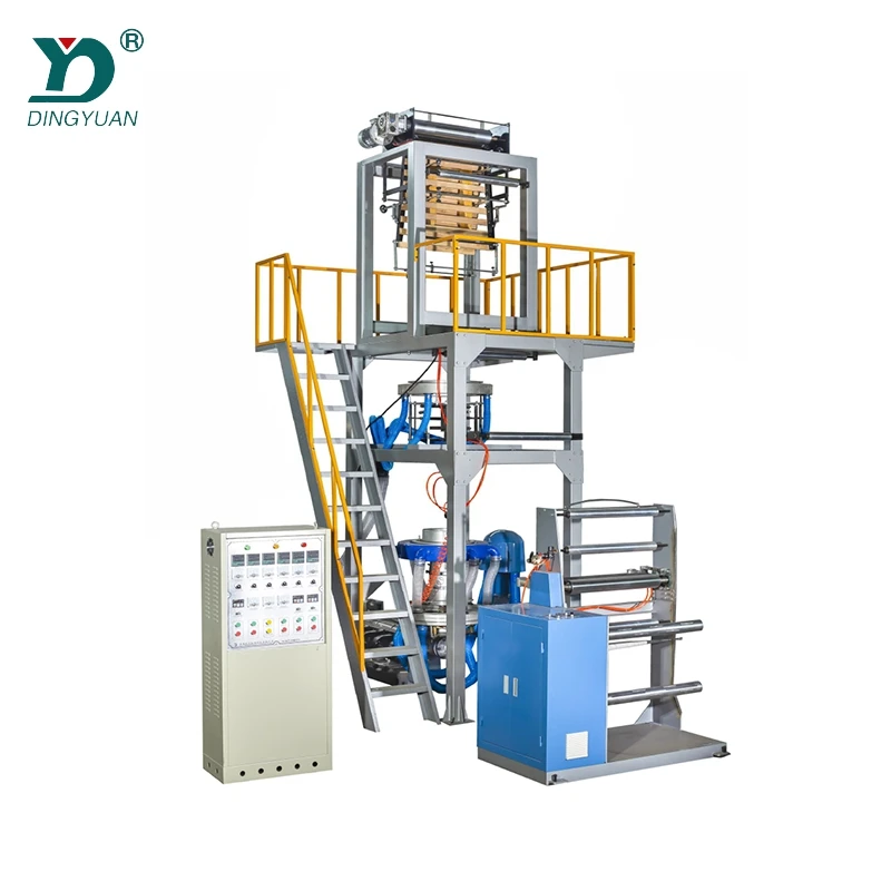 High speed plastic film blowing extrusion biodegradable corn starch making machine