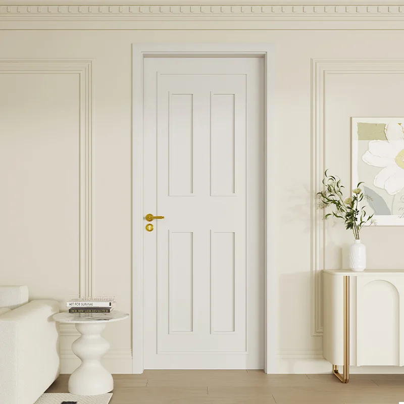 Waterproof and no termites PVC wood hollow panel wpc door interior wpc doors for houses full wpc door