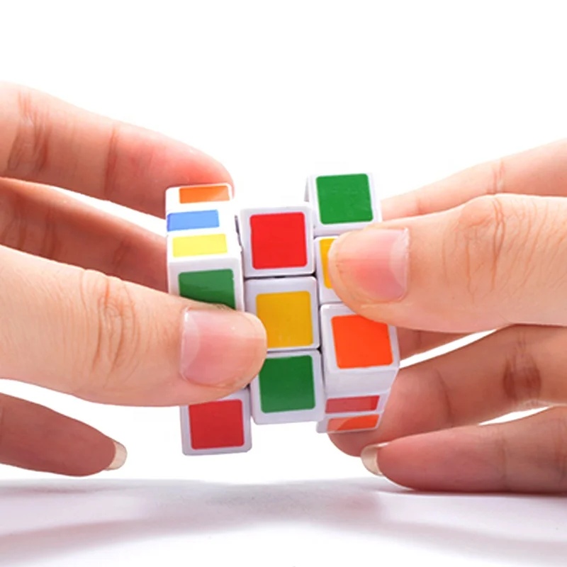 educational toy 3.5cm 3x3 magical speed puzzle small plastic cubes for brain practice