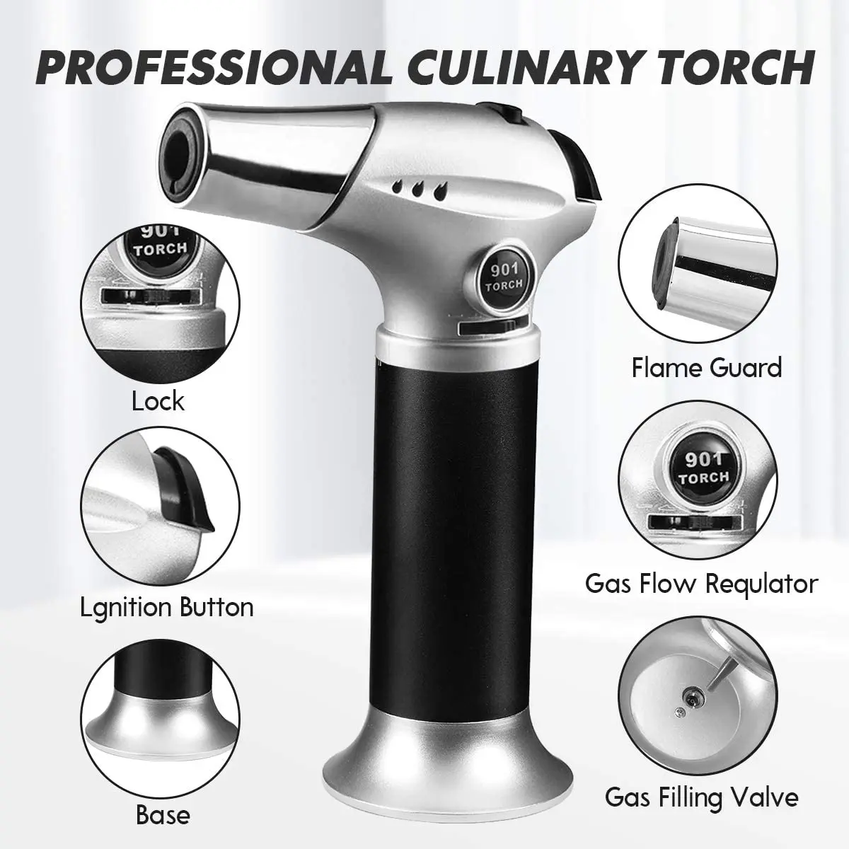Приготовление пищи факел зажигалка многоразового кулинарная горелка
