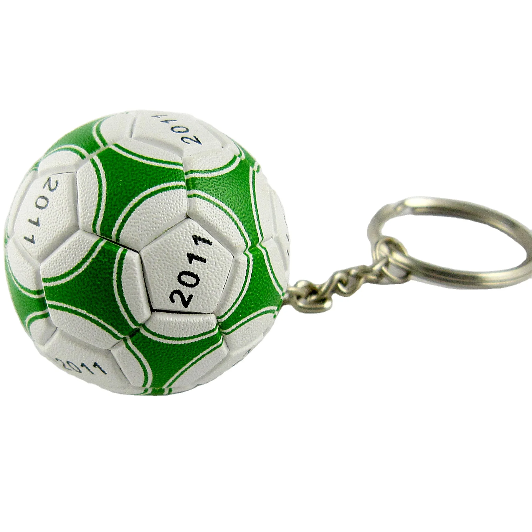 Manufacturer Custom Keychain Black Key Chain Colorful Key Chain Silicone Football Keyrings And PVC Rubber Key Ring