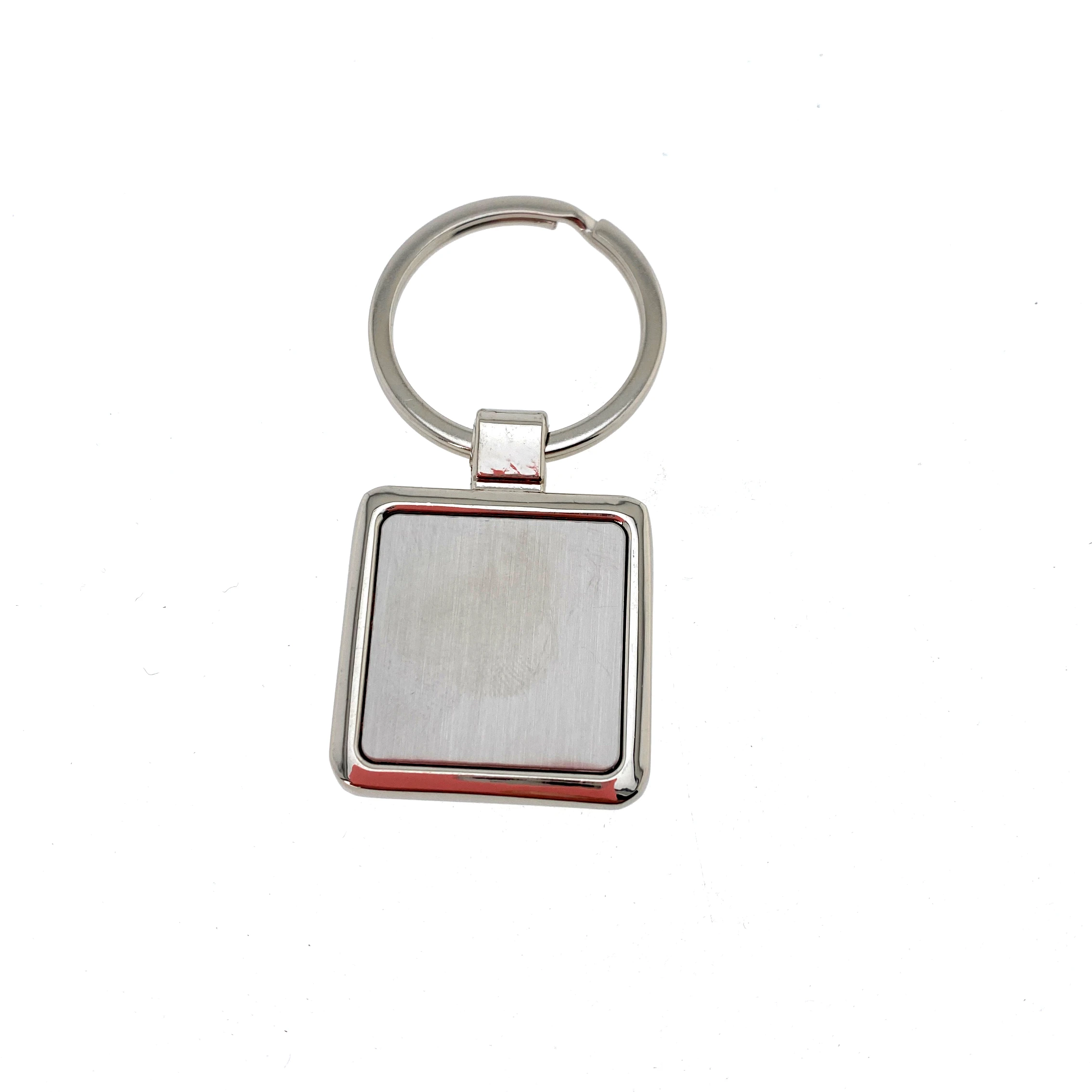 Keyring manufacturers custom metal blank keychain/key chain/key ring for promotional gifts