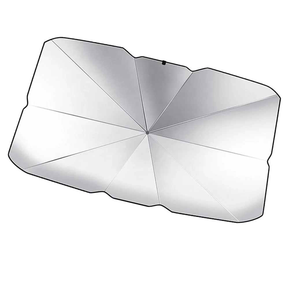 Low MOQ Customize Design Foldable Car Windshield Sun Shade Umbrella Car Front Windshield Sun Shade UV Rays