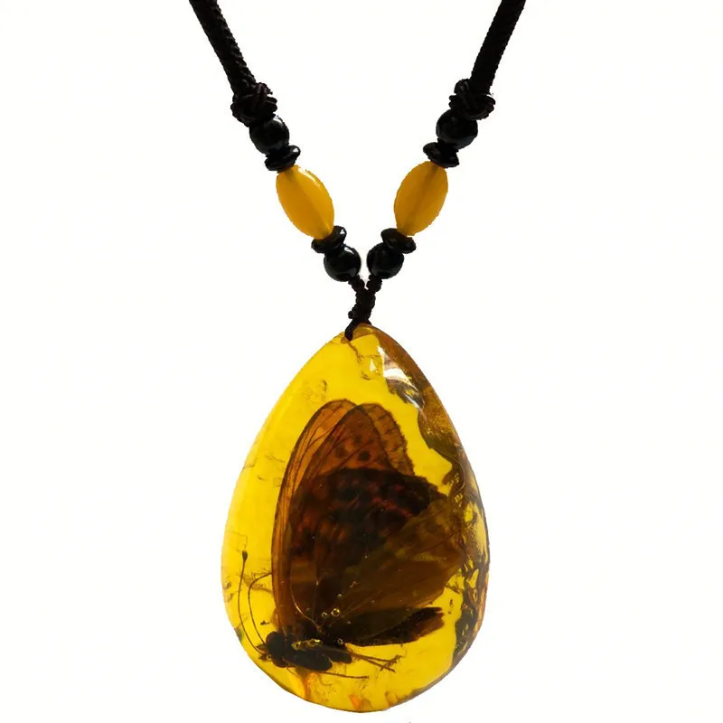 New real insect specimen hornet amber car bag pendant small gift crystal keychain