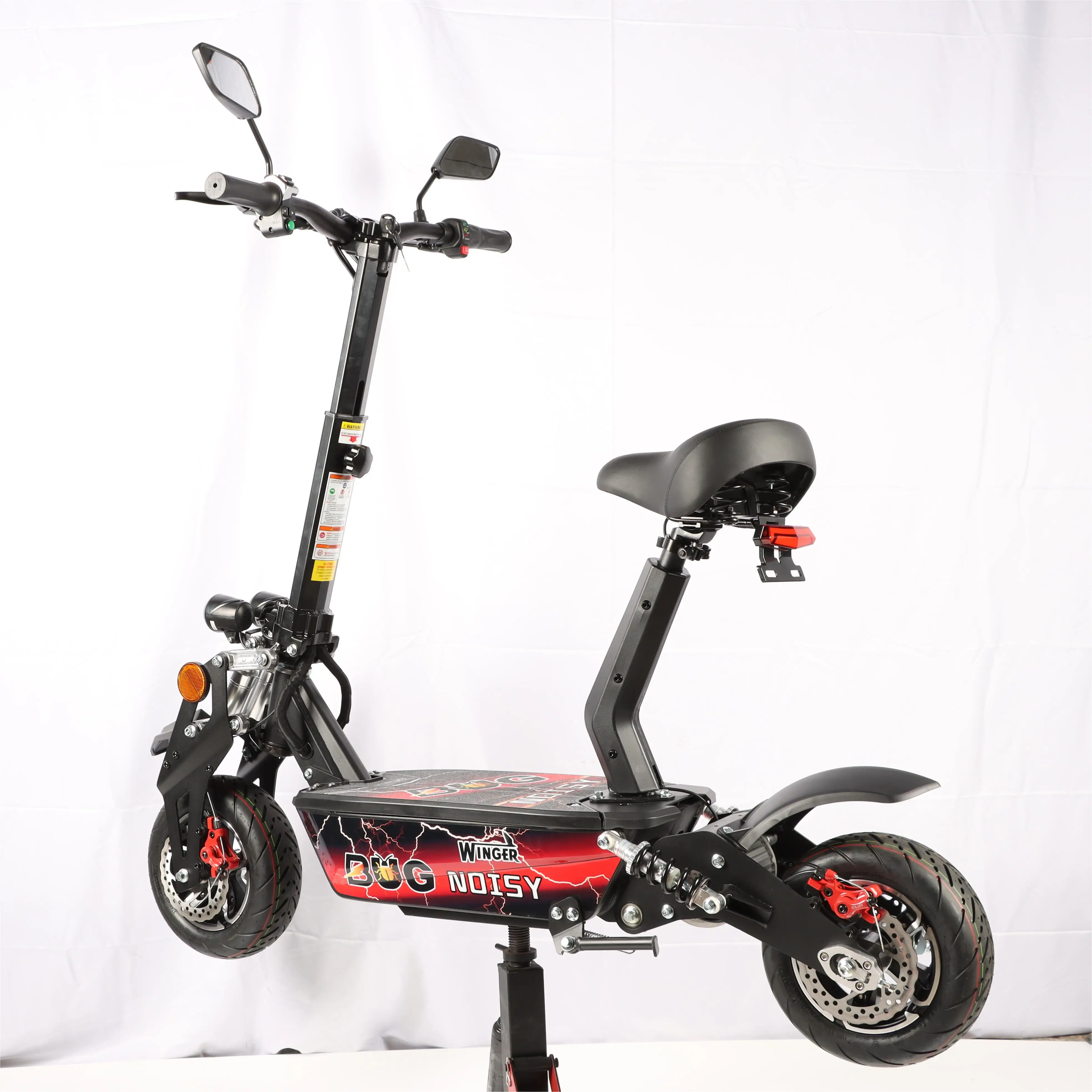 Factory direct sale WINGER BUG NOISY high power 1600w eco vehicle off road adult electric bike moped scooter