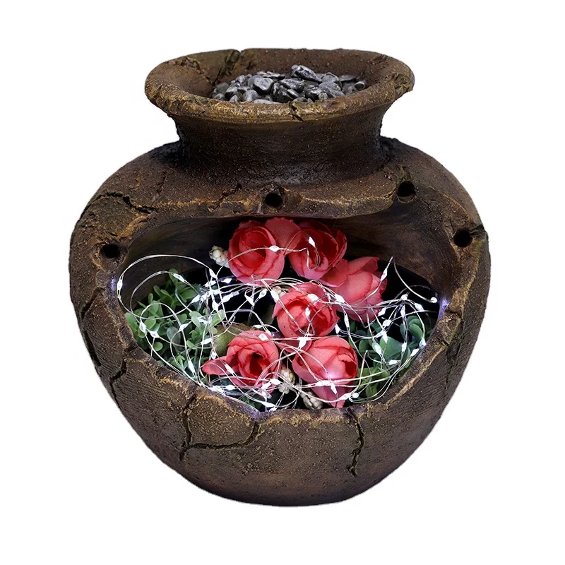 
Wholesale Flower Pot Outdoor Artifical Pots For Kids Of 16 Cm Customized On Garden Polyresin Flat Round In Mumbai Farm Style 