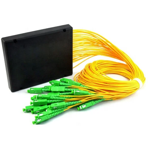 FTTH PON Network CATV 1x32 ABS box Type 1*32 Optical PLC Fiber Optic Splitter