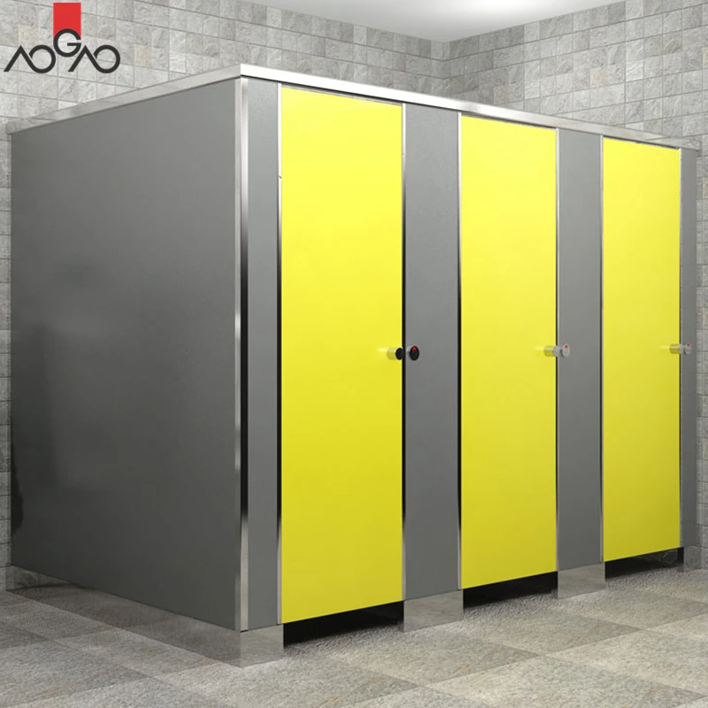 AOGAO Fireproof Compact Laminate Bathroom Toilet Cubicle Partition