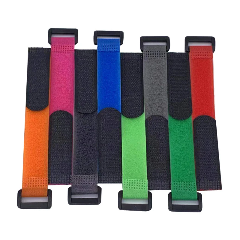 Supply computer wire hook and loop binding belt hook and loop cable ties  hook and loop cable organizer
