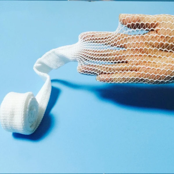 Professional Quality Medical Bandage Latex free Elastic Net Mesh Tubular Bandage Bandage Custom