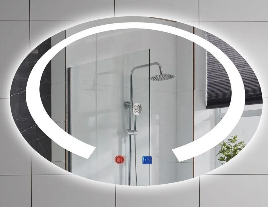 Factory design wholesale hotel backlit led illuminated defogger Led Light Touch Salon Hair Commercial Mirror Bluetooth Speaker