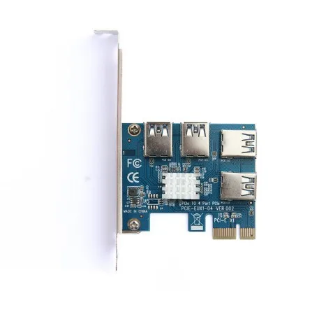 1 to 4 4-port usb3.0 pci-e card 4x mini Express to Type C USB Dual Port 4port