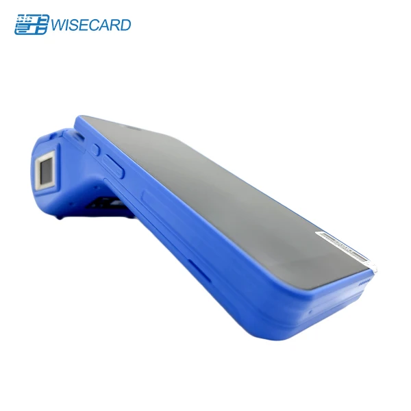 Wisecard Android 12 Handheld POS Terminal with Touch Screen Built-In Thermal Printer NFC Card Reader