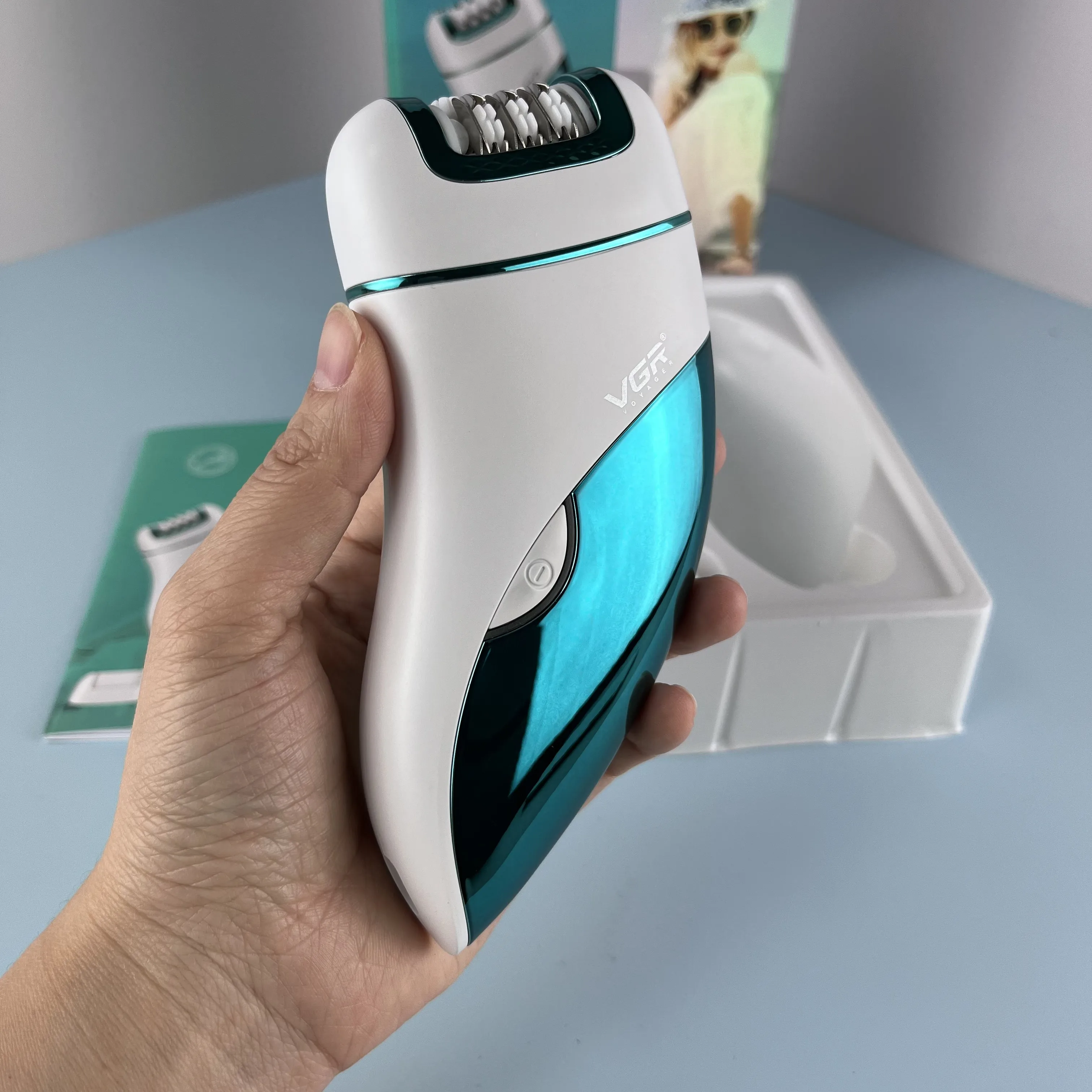 Vgr V-731 Electric 3 In1 New Epilator Needle Hair Removal Lady Women Body Leg Shaver Womens Cordless Lady Shaver