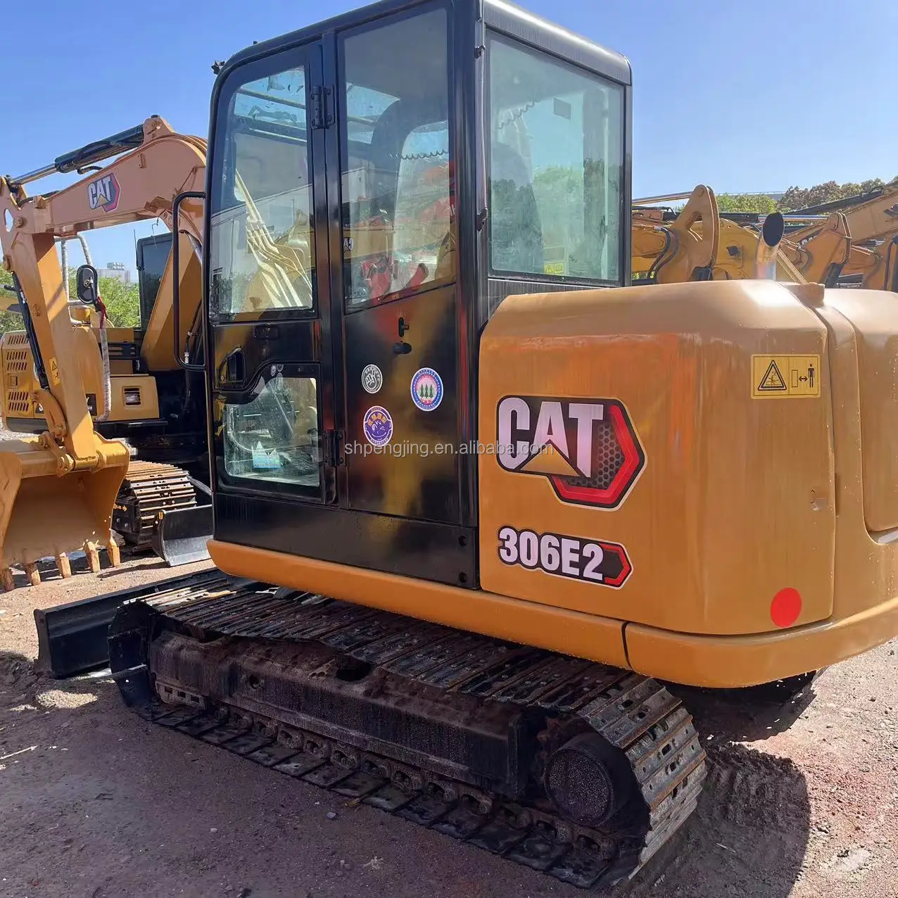 PENGJING подержанный гусеничный экскаватор CAT 306E гидравлический 306 6 тонн подержанная гусеница CAT306E техника