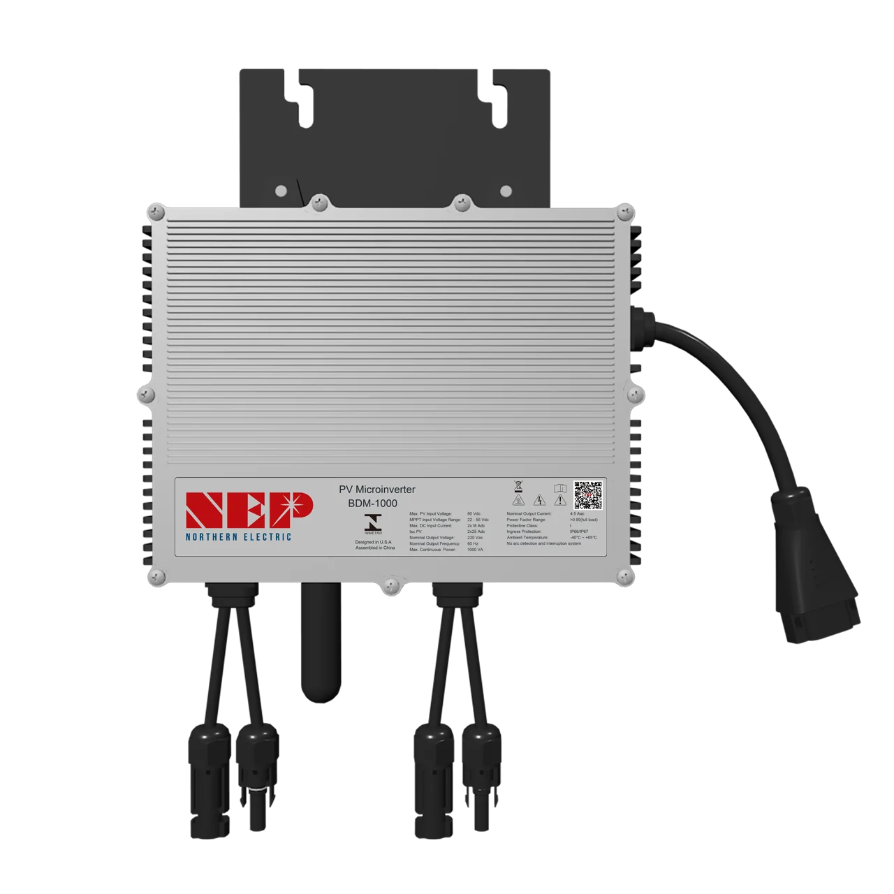 Bestselling NEP mini  micro-inverter 110v 220v European single phrase split phrase inverter
