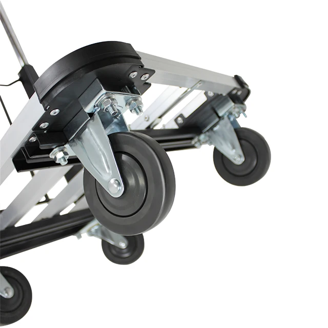 Factory direct aluminum alloy trolley light and high quality food platform cart for hotel and warehouse transportation