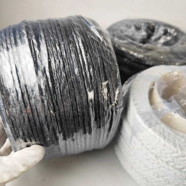 3mm Flexible Pure Graphite Gland Packing With Wire Reinforced