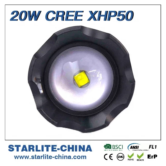 
STARLITE police professional RoHS 1km rang led flashlight cree led self defense supplies 