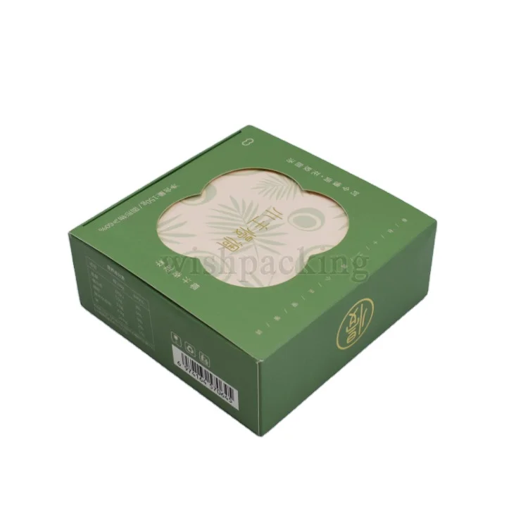 Wholesale custom fish maw package box with tray hollowing lid socket food paper box hot stamping printing box for food