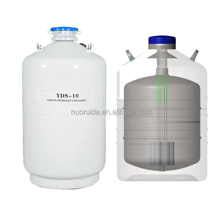 YDS-30 liquid nitrogen tank with canisters for cryogenic storage biological materials