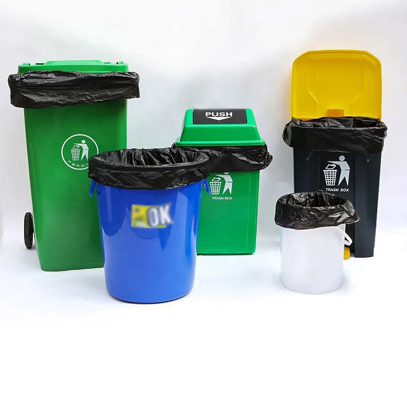 100% biodegradable large trash  presto oxo-biodegradable garbage bag construction rubbish bin heavy duty bags