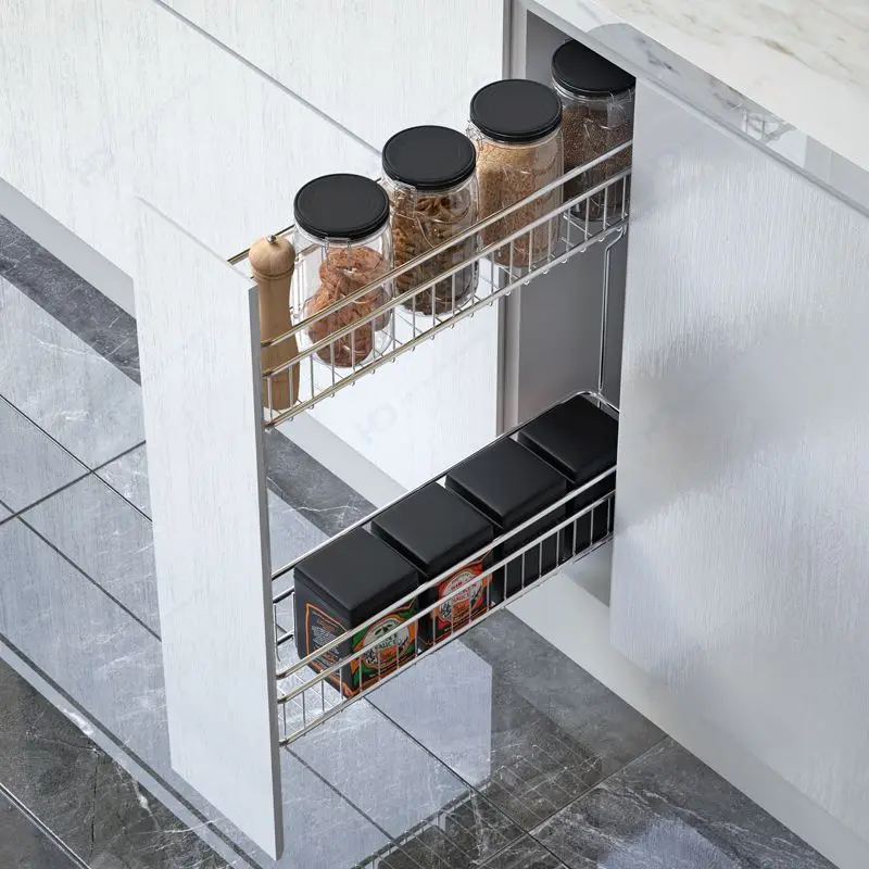 Kitchen Cabinet Accessories Organizer Pantry Unit Black Cabinet Drawer Bowl Plate Kitchen Basket Basket Drawers Pull Out Basket