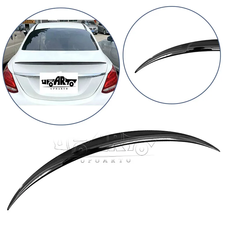 High Performance and Price Auto Parts ABS Carbon Fiber AMG Style Rear Boot Spoiler For Mercedes Benz C Class W205 2014-2019