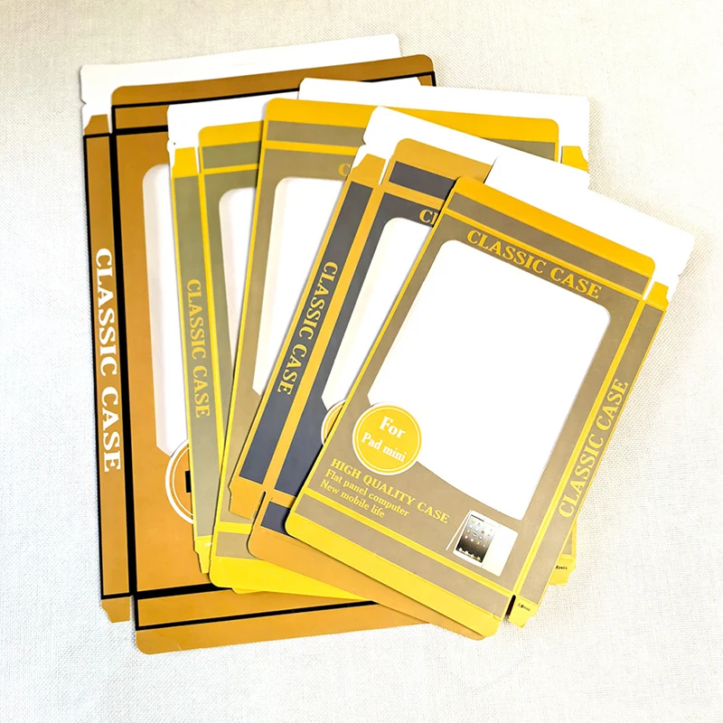 Customized IPad Paper Box Packaging Tablet Computer Protective Cover Outer Packaging Transparent Window Paper Box