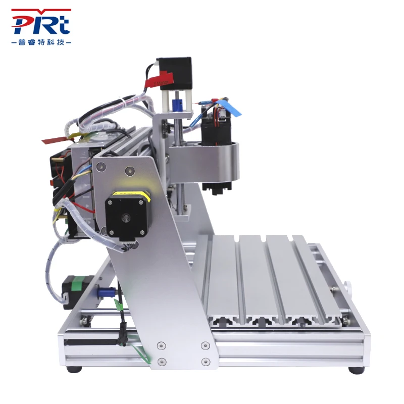 PURUITEKEJI алюминий CNC 3018 pro Новый гравировальный станок маршрутизатор для дерева ПВХ бамбука MDF