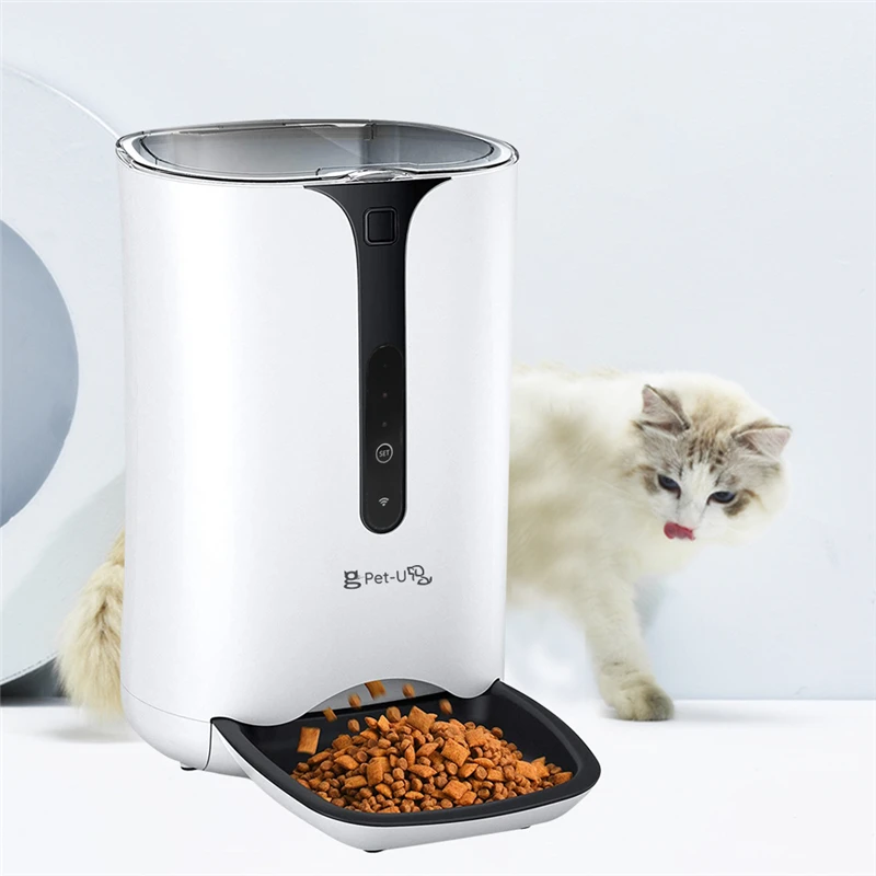 
China Manufacturer Automatic Cat Feeder Battery Operated Pet Feeder Pet Feeder with Digital Timer and wifi 