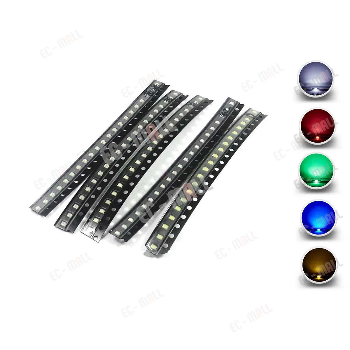 Chanzon SMD 0805 (2012) Series  LED Chip Diode Lights 3V 20mA Lighting White Red Green Blue Yellow Orange RGB Bi Color Bu