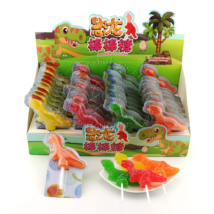 Динозавр в форме Желе леденец животные Jellypop мягкие конфеты