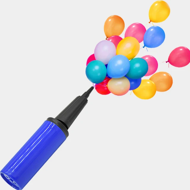 Factory wholesale portable two-way mini balloon pump hand balloon pump for party decorate