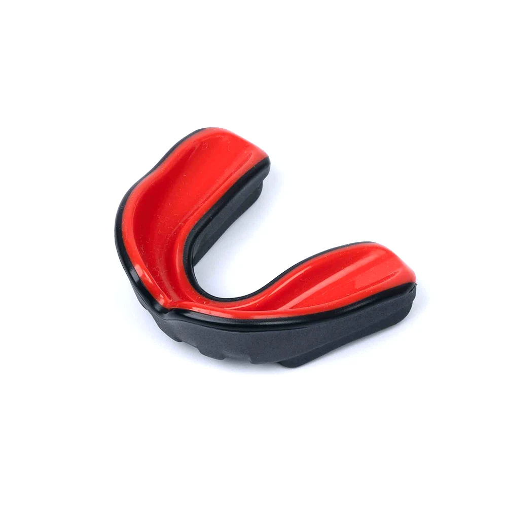 Free Sample Mouth Guard Sports Moldable MouthGuard Kids Mouthpiece Teeth Protective Braces EVA Double Colored for MMA Boxing