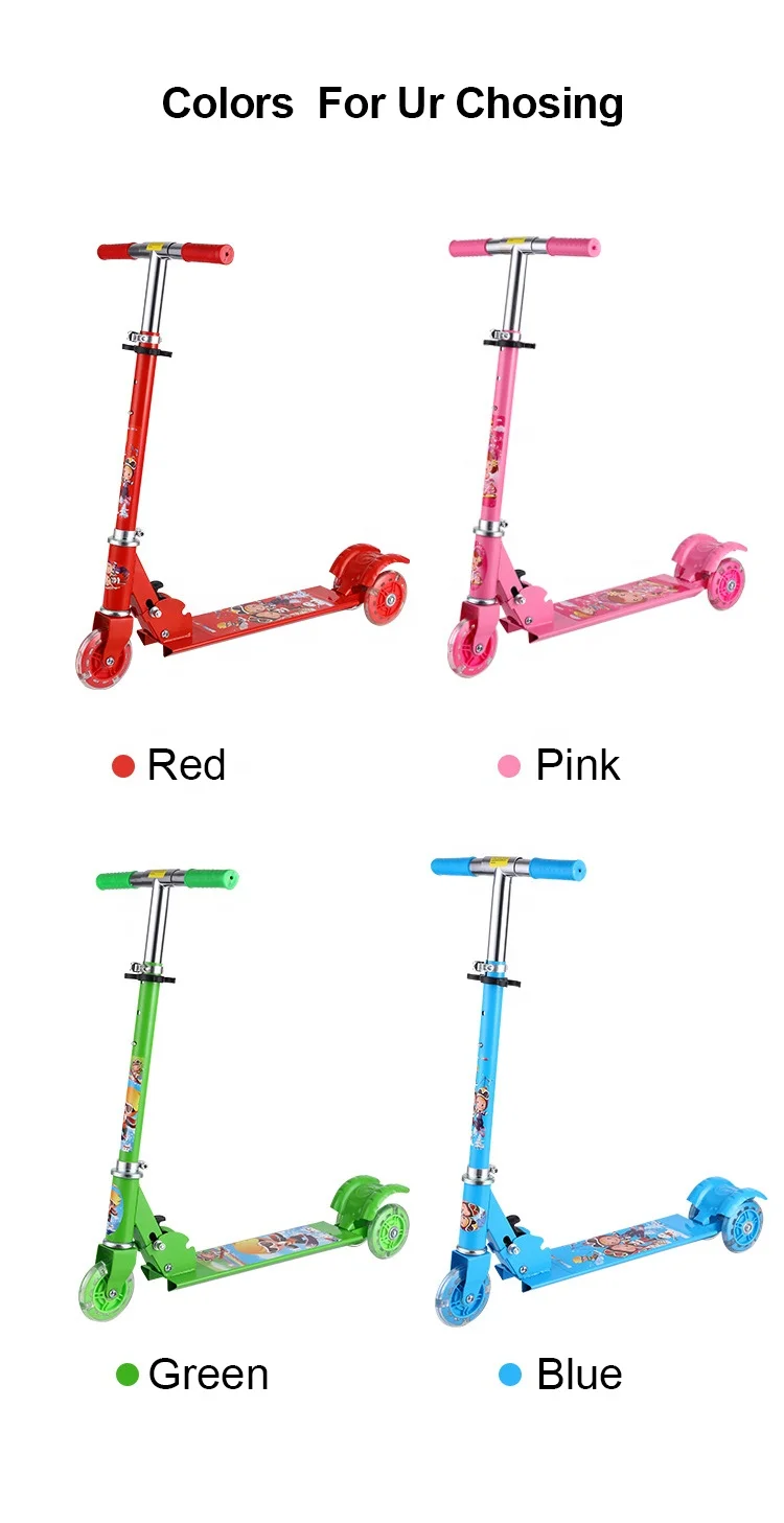 Factory price wholesale foot 3 wheel kick scooter for kids