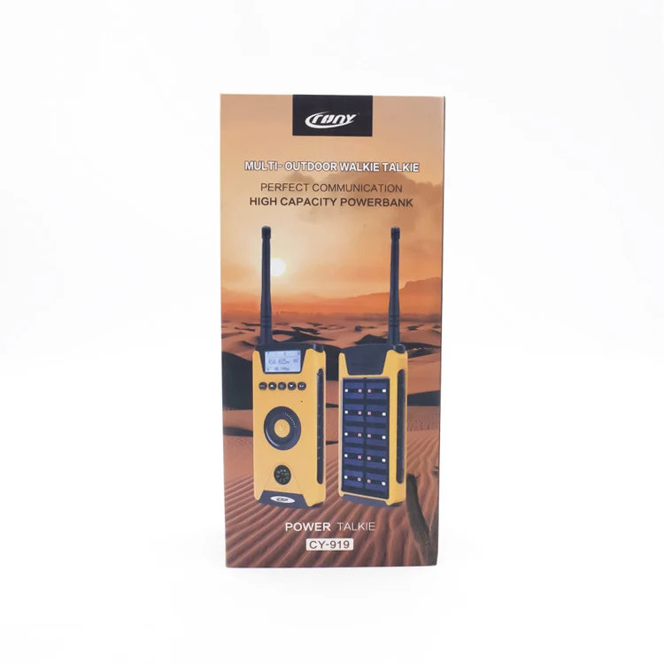 Waterproof 4G Lte Rugged Mobile Phone Solar Powered Walkie Talkies CY-919