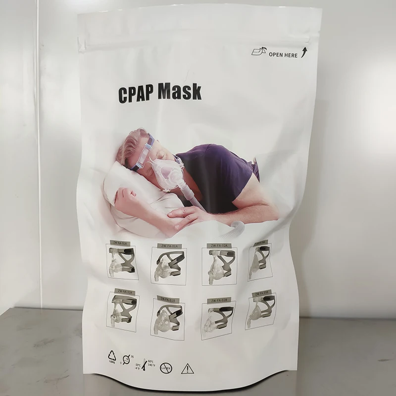 
Factory direct sales FA-02B full face CPAP mask for auto BIPAP BMC Resmed Respironics machine with Beautiful packaging bag 