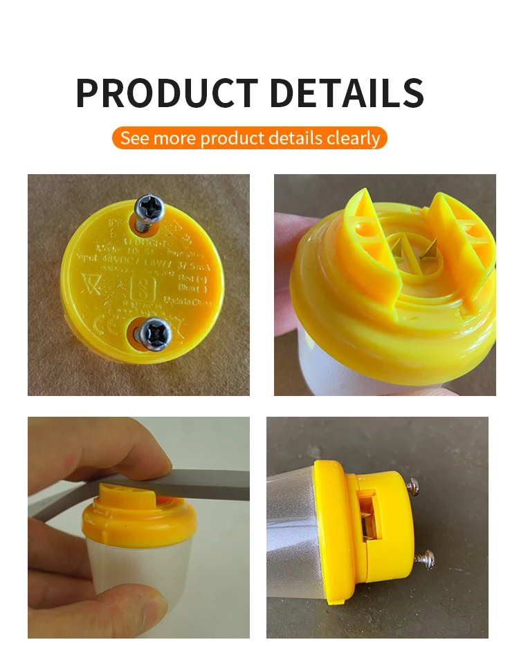 Waterproof poultry cage light for farm cages Broiler Breeder growing dimmable poultry led Bulb