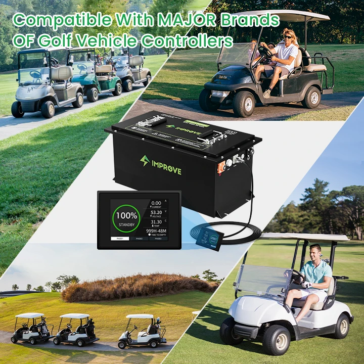 carrito carro carretilla calesa triciclo bateria 96v 51.2v lithiun 100ah 72v ion carts 36v lithium 48v lifepo4 battery golf cart