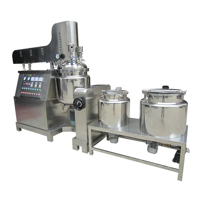 2024 Cream Vacuum Homogenizing Emulsifier Homogenizer Emulsifying Mixing Machine Tooth Paste Making Machine